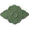Ekena Millwork Piedmont Ceiling Medallion, Hand-Painted Athenian Green, 37"W x 26"H x 1 3/8"P CM37X26PEAGF - alternate 1